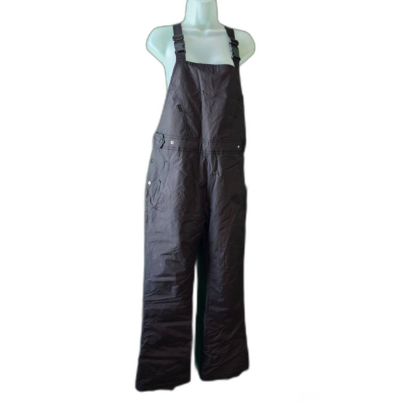 Sport Essentials Black Overall Snow Pants Sz M (Runs Small) - Picture 3 of 6